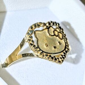 Gold Hello Kitty Ring